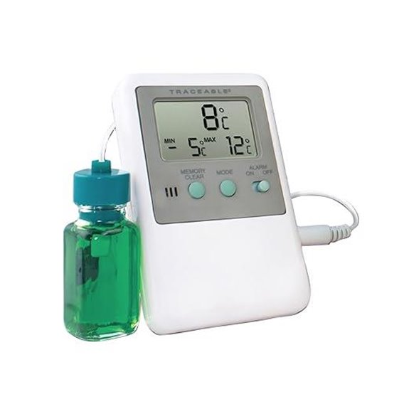 Traceable® Digital Thermometers with Calibration (Bottle Probe)