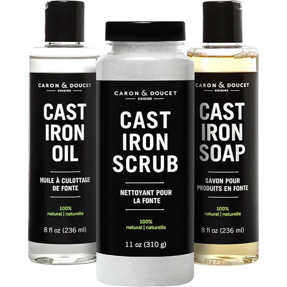 Caron & Doucet Cast Iron Care Set