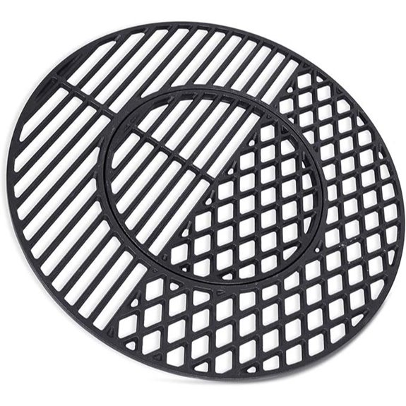 X Home 8835 Cast Iron Grill Grate for Weber Kettle