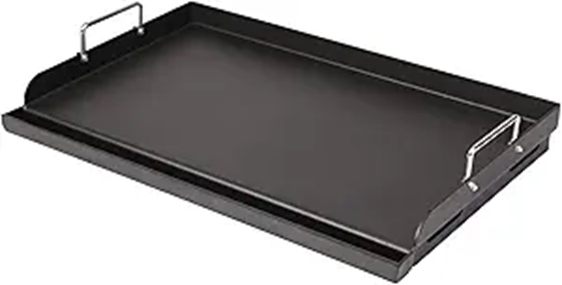 Utheer 25 Cast Iron Griddle for Grilling