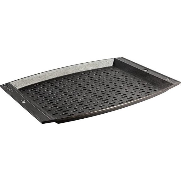 Lodge Cast Iron Grill Topper 15-Inch Rectangular