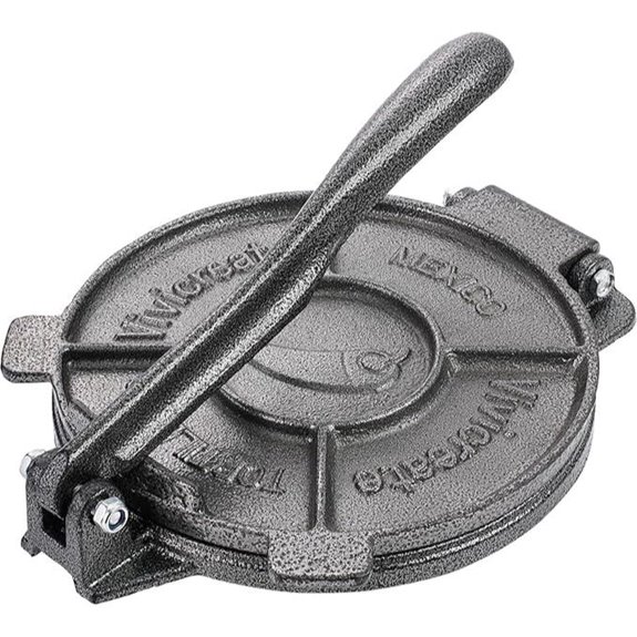 Vivicreate Cast Iron Tortilla Press for Dough and Quesadillas
