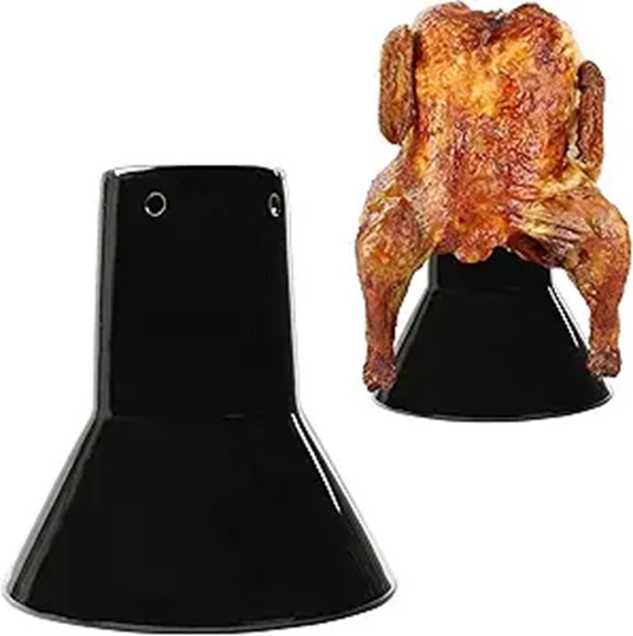 Ceramic Beer Can Chicken Holder and Roaster Stand