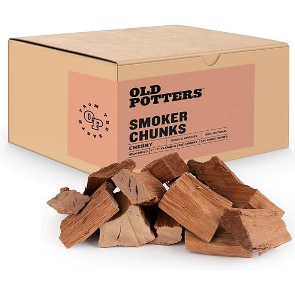 Old Potters Smoker Wood Chunks 12 lbs Cherry Flavor