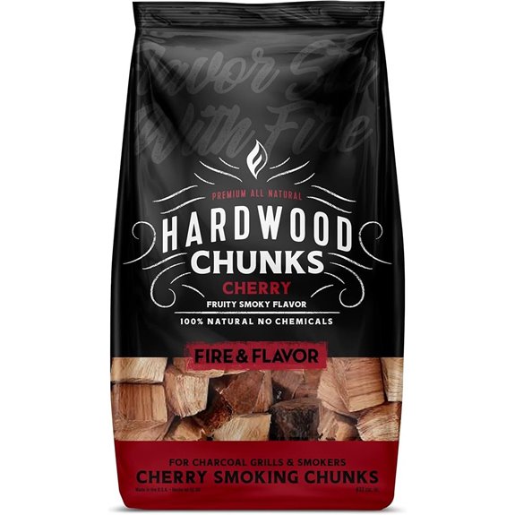 Fire & Flavor Cherry Wood Chunks for Smoking