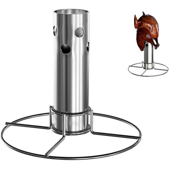 BBQ Beer Can Chicken Holder for Charbroil Turkey