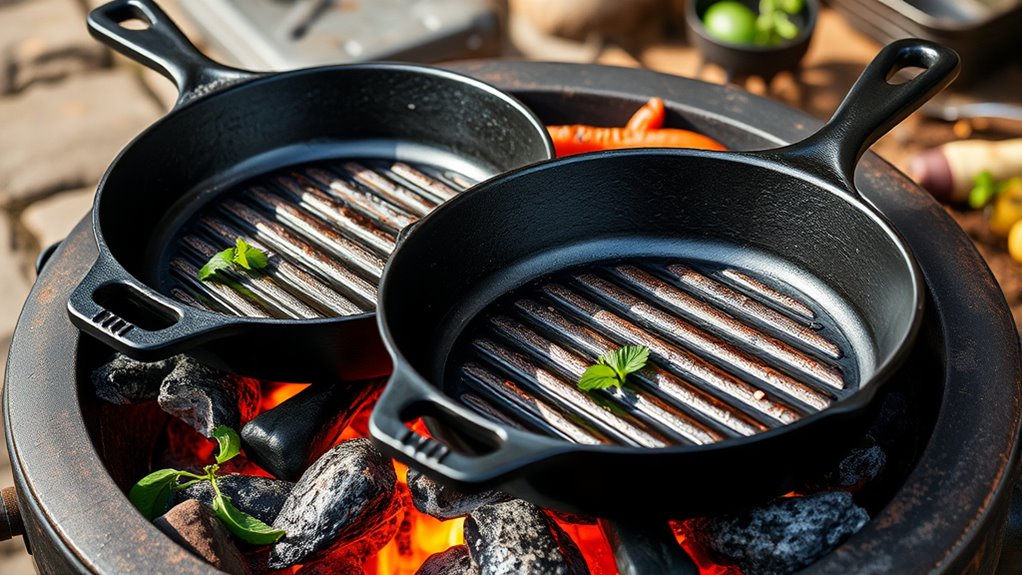 choosing durable well seasoned skillet
