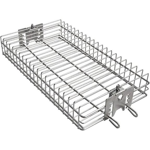Onlyfire Chrome Grill Rotisserie Basket for Most Spits