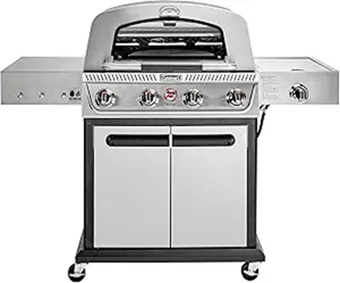 Cuisinart Propel+ 4-Burner Gas Grill with Pizza Oven