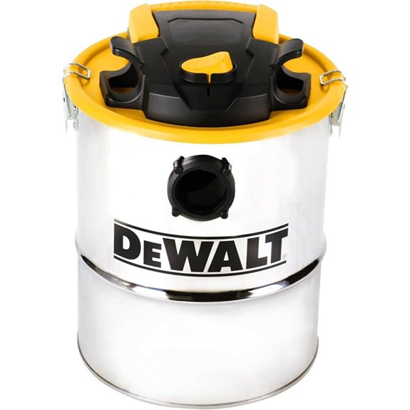 DEWALT Ash Vacuum 4 Gallon 4 HP Metal Canister