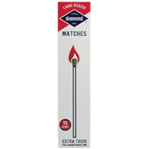 Diamond Long Reach Matches Large Strike On Box Matches. (1)