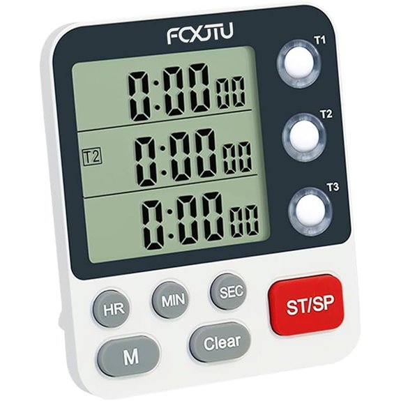 FCXJTU Digital Multi-Channel Kitchen Timer