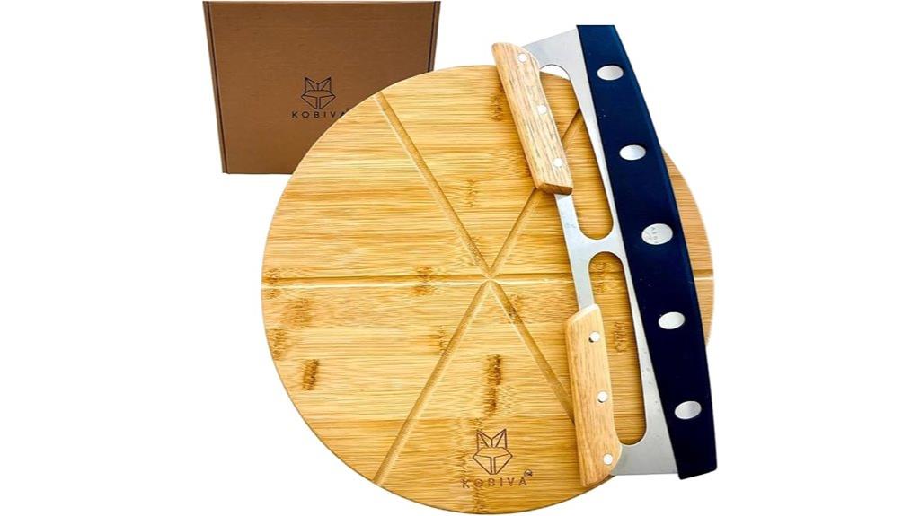 dual grip pizza cutter set