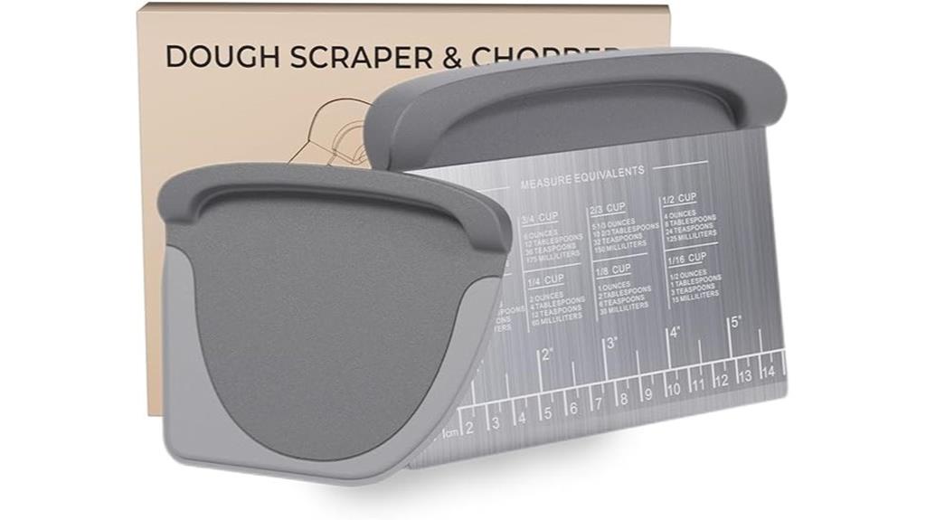 dual purpose baking scraper