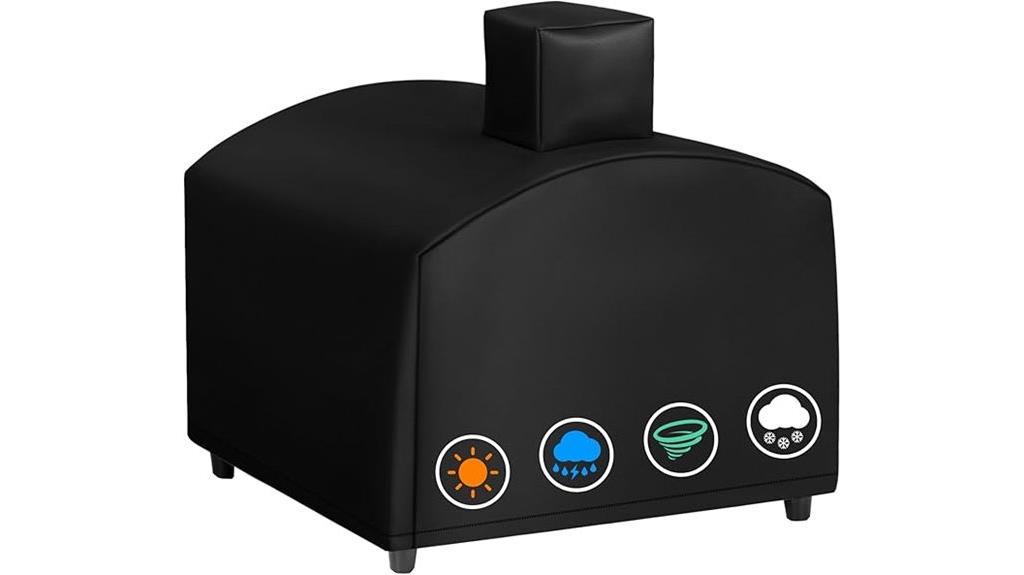 durable polyester pizza oven cover