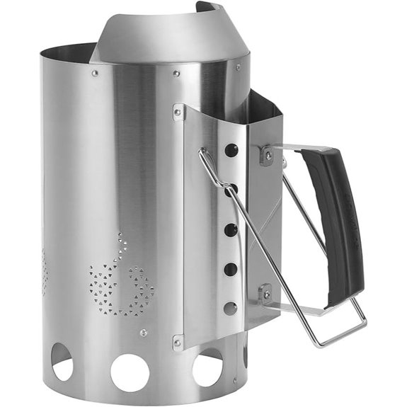 Heavy Duty Stainless Steel BBQ Chimney Starter