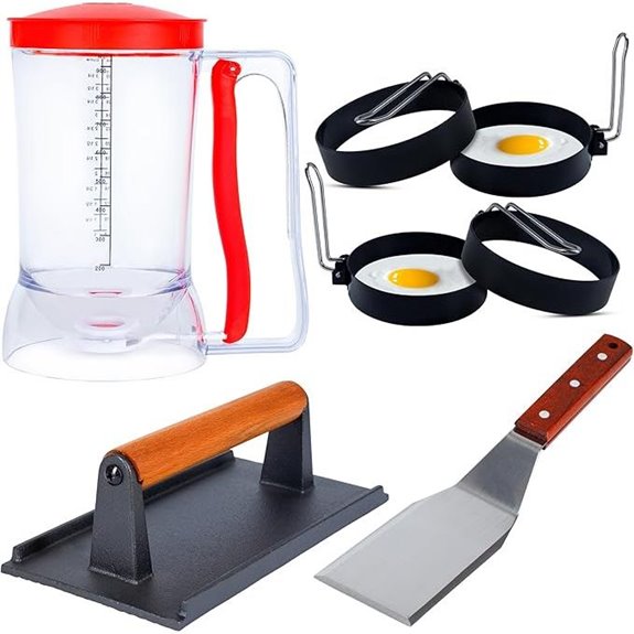 Eggssentials Griddle Breakfast Kit with Accessories