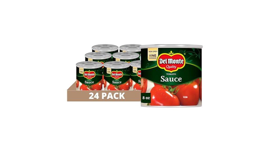 eight ounce canned tomato sauce