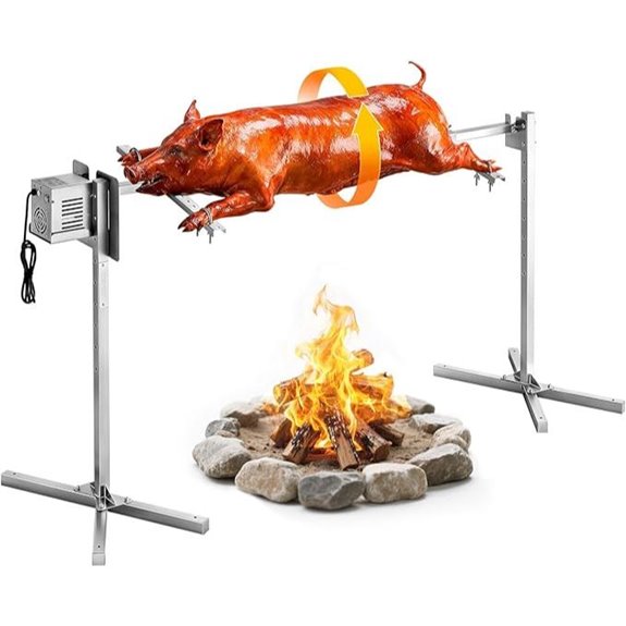 VEVOR Electric Rotisserie Grill Kit with Load Capacity