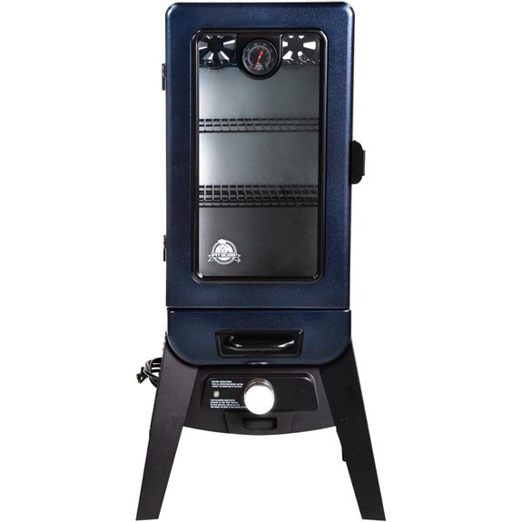 Pit Boss Grills PBV3A1 Electric Smoker Blue Hammertone 684 sq inches