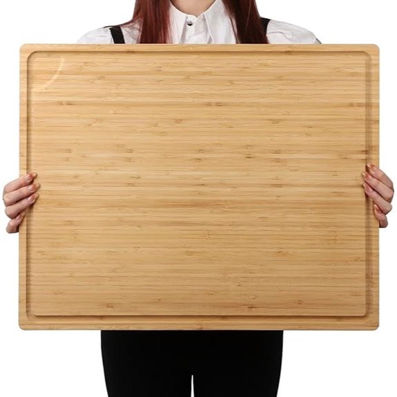 Extra Large Organic Bamboo Cutting Board (24x18)