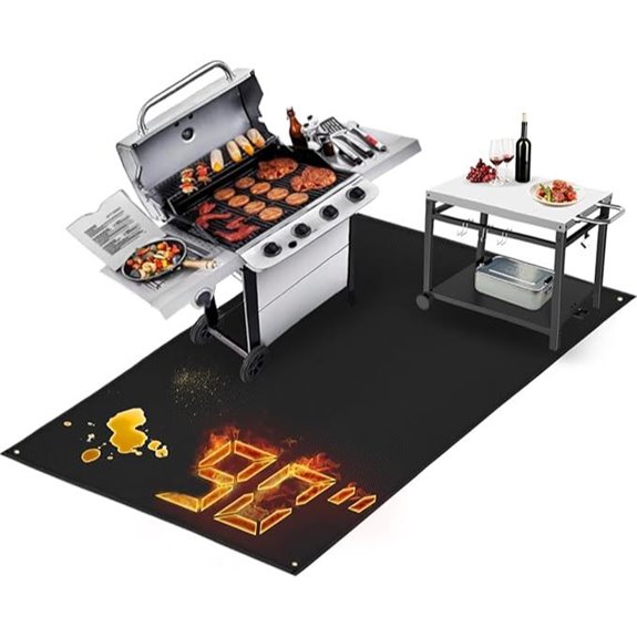 TOHONFOO Extra Large Grill Mat for Outdoor Grilling