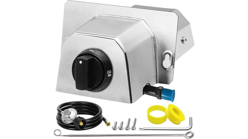 gas burner for pizza oven