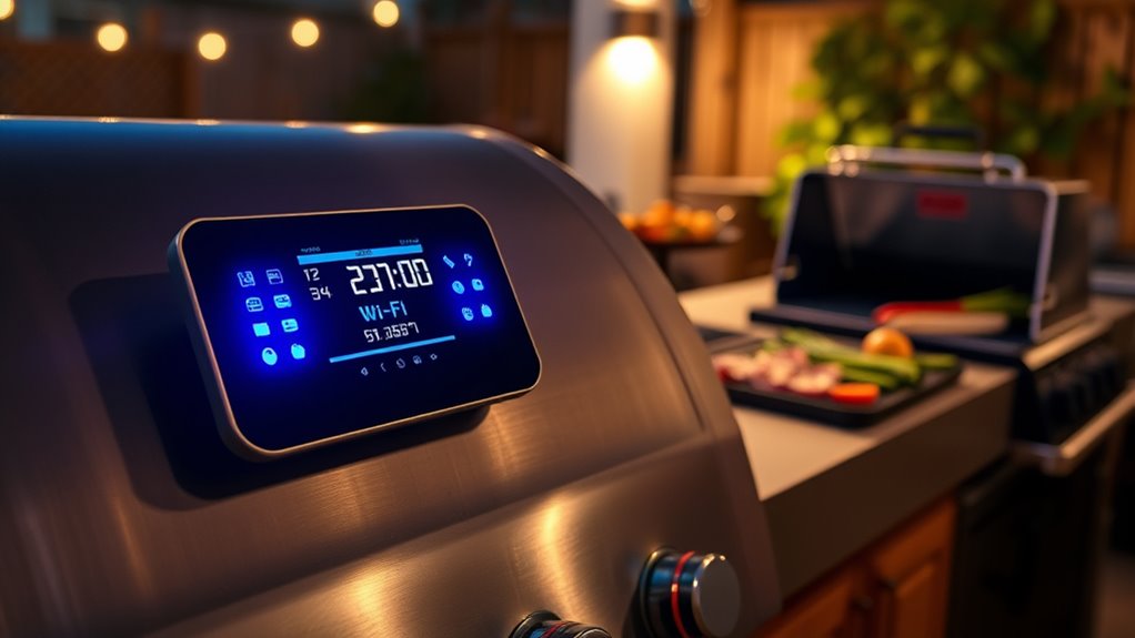 grill compatibility and features