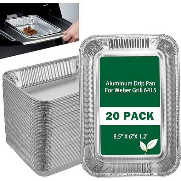 Grill Drip Pans for Weber Spirit Genesis Q Series