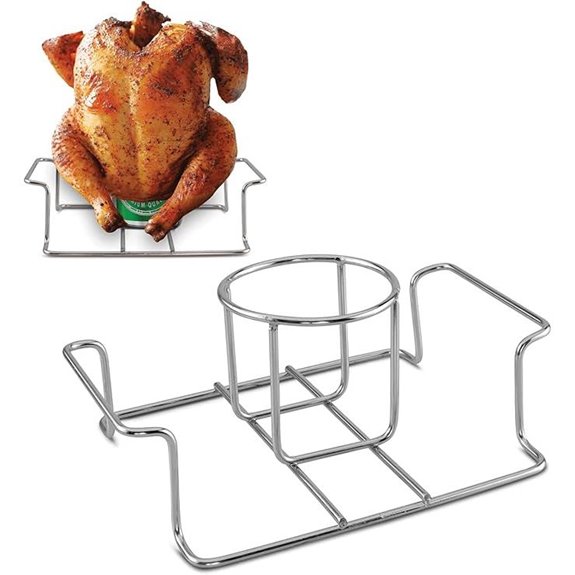 Beer Can Chicken Holder with Handle