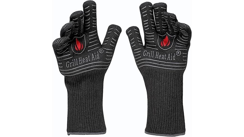 heat resistant bbq gloves