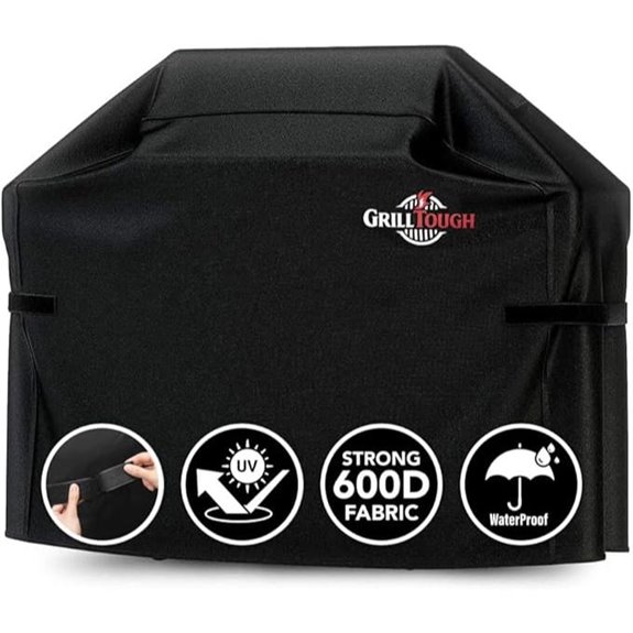 Heavy Duty Waterproof BBQ Grill Cover for 58-Inch