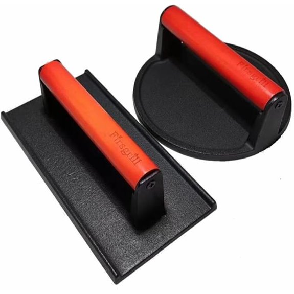 Firsgrill Heavy-Duty Cast Iron Burger Press