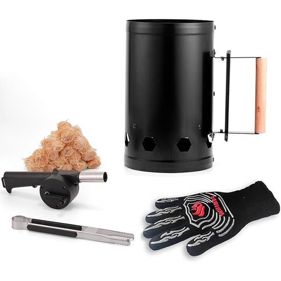 WILLBBQ Heavy Duty Charcoal Chimney Starter