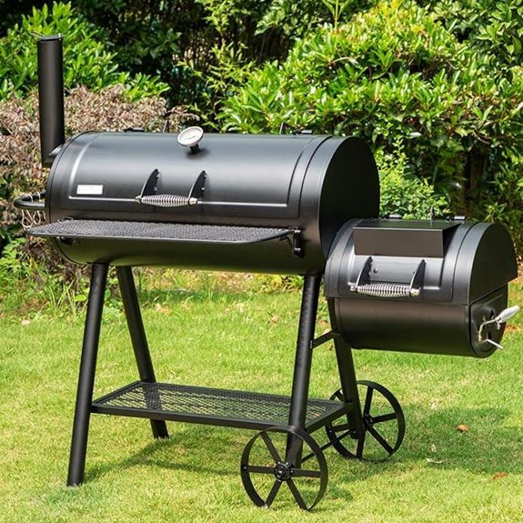 Sophia & William Heavy-Duty Charcoal Outdoor Smoker
