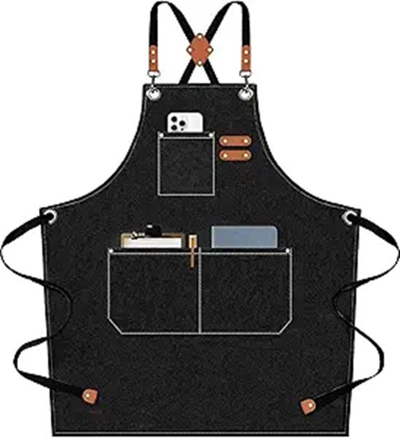 AFUN Unisex Heavy Duty Cotton Chef Apron