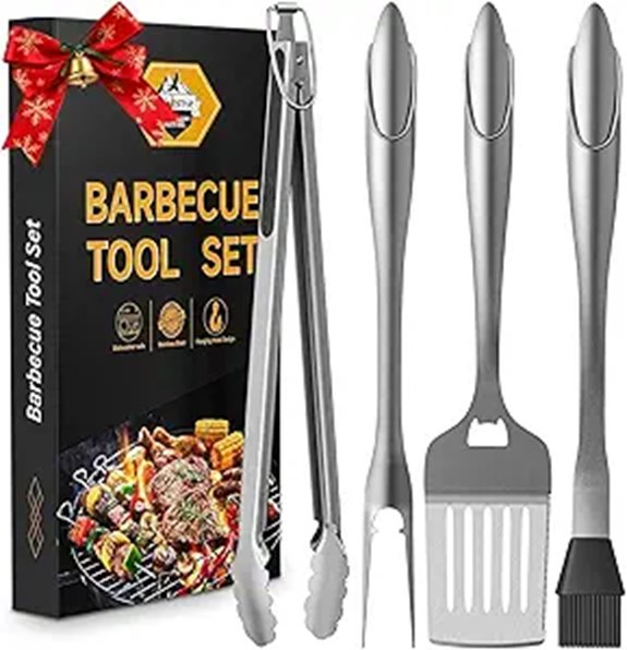 SHINESTAR Heavy Duty Grill Tools Set (4 Pieces)