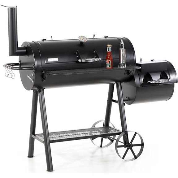 Captiva Heavy Duty Outdoor Charcoal Smoker & Grill