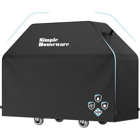 Simple Houseware 72 Heavy-Duty Waterproof Grill Cover