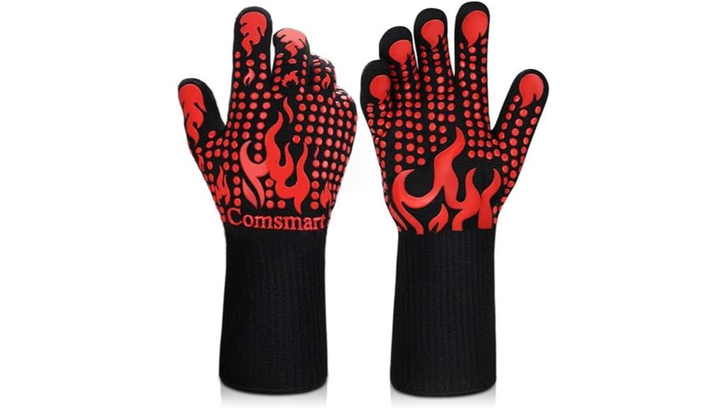 high temperature bbq gloves