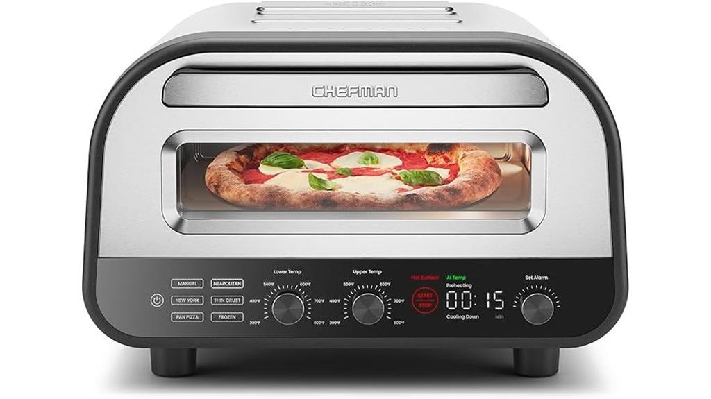 indoor touchscreen pizza oven