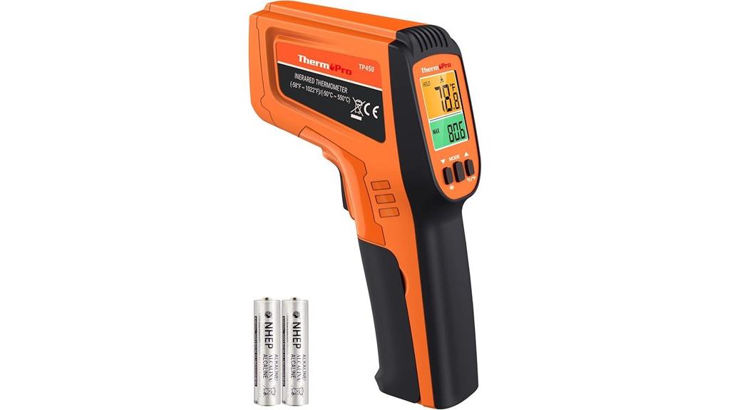 infrared cooking thermometer device