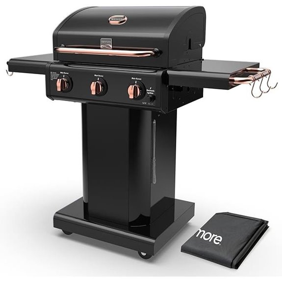 Kenmore 3-Burner Propane Gas Grill with Cover