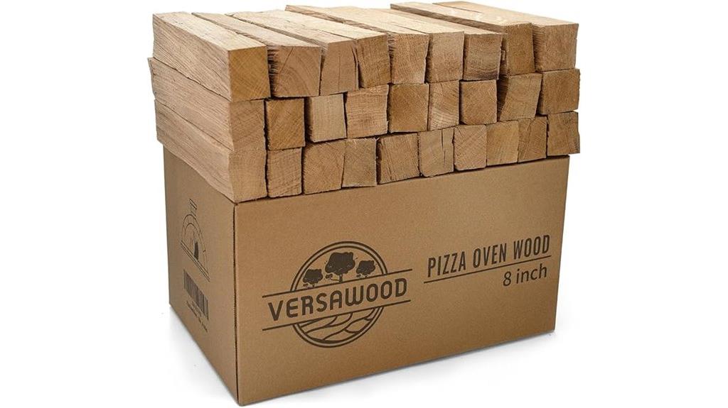 kiln dried oak pizza logs