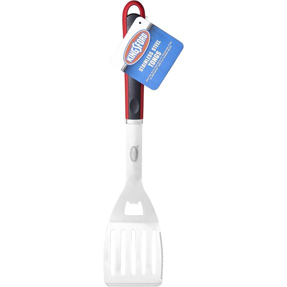 Kingsford Stainless Steel BBQ Spatula with Red & Black Handle
