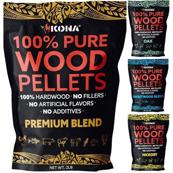 Kona Wood Smoking Pellets Variety Pack (2 lb)