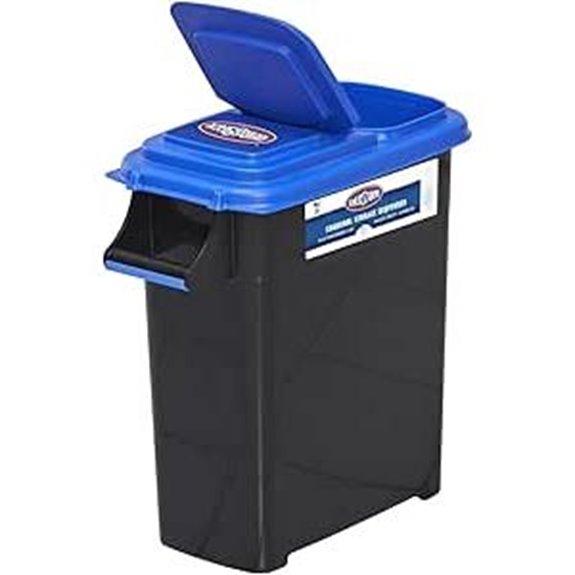 Charcoal Briquettes Dispenser with Lid 8 Gallon