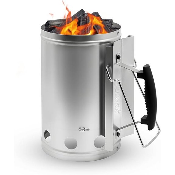 7.5x12 XL Charcoal Chimney Starter with Handle