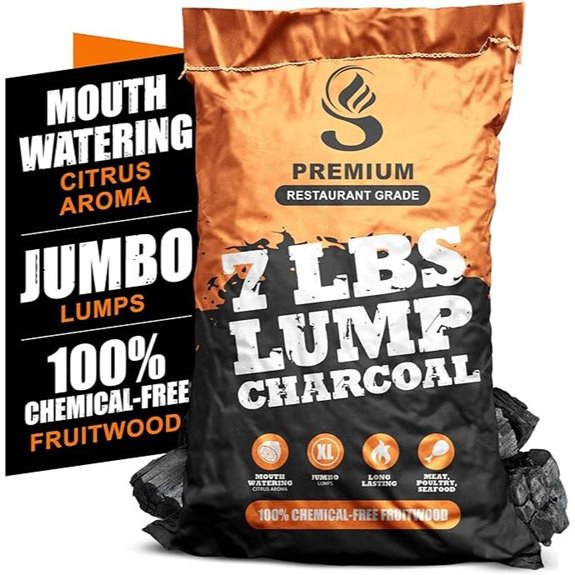 Jumbo Lump Charcoal for BBQ and Smoking