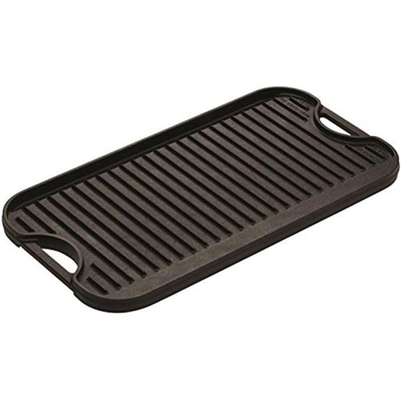 Lodge 20x10.44 Inch Reversible Cast Iron Grill Griddle